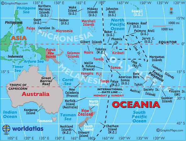Pacific Map